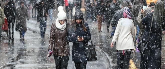 İstanbul için kuvvetli kar yağışı uyarısı