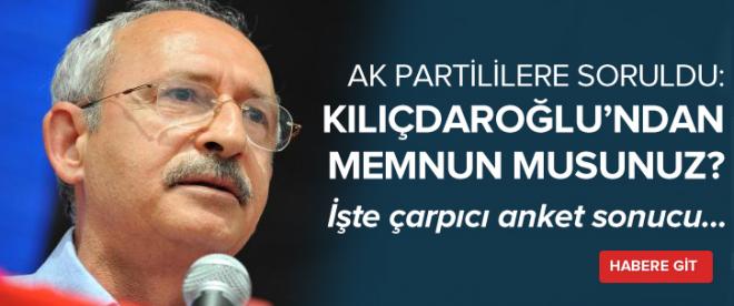 AK Partililere soruldu: Kılıçdaroğlu gitsin mi kalsın mı?