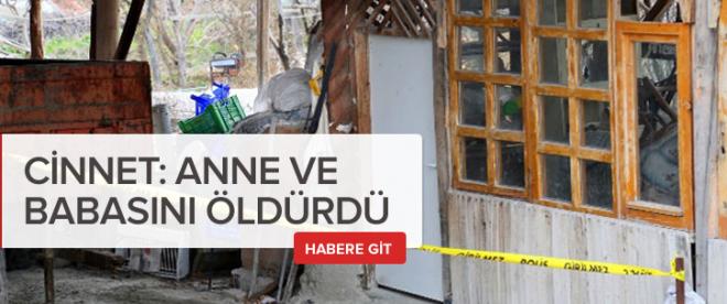 Cinnet getirdi, anne ve babasını öldürdü