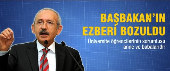 Kılıçdaroğlu Başbakan Erdoğan'ı eleştirdi