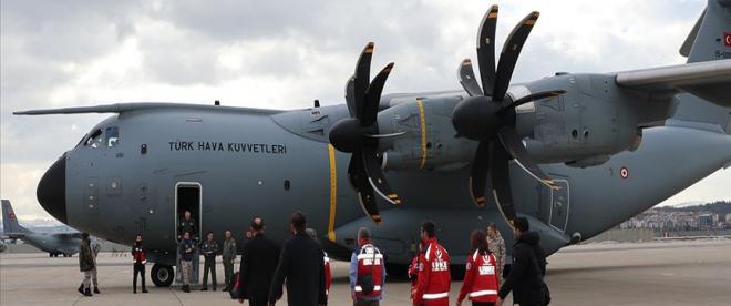 Çindeki Türk vatandaşlarını getirecek uçak Ankaradan havalandı