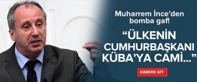 Muharrem İnce öyle bir gaf yaptı ki...