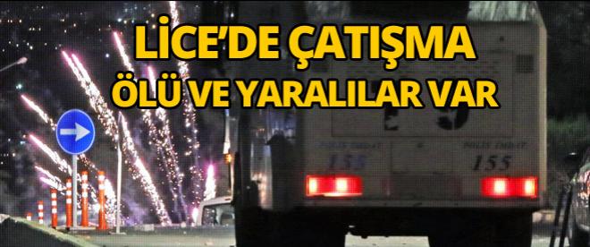 Licede çatışma: 1 ölü, biri asker 2 yaralı