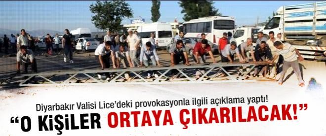 Diyarbakır Valisi'nden Lice açıklaması!