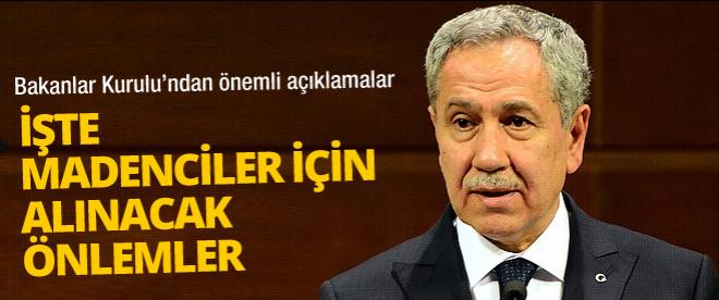 Arınç ele aldıkları konuları açıkladı