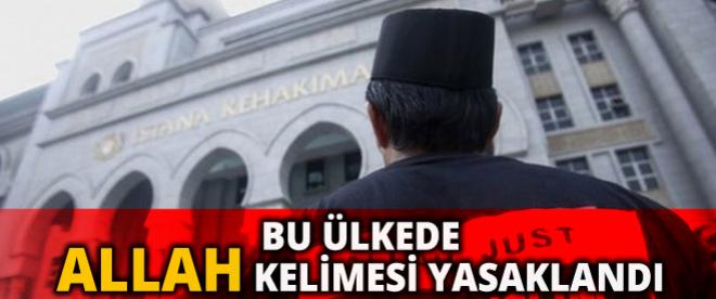 Malezyada Allah kelimesi yasaklandı