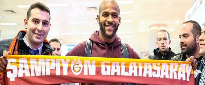 Galatasarayın yeni transferi Marcao İstanbula geldi