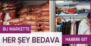 Bu markette herşey bedava