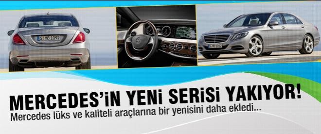 Mercedes'in yeni otomobili yakıyor!