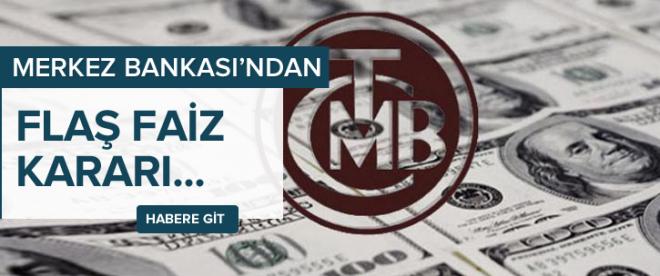 Merkez Bankasından flaş faiz kararı