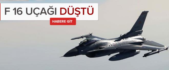 Merzifonda F-16 düştü