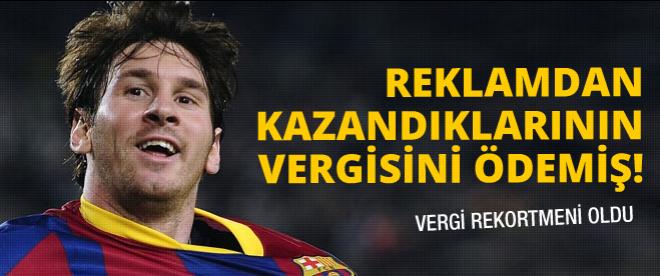 Messi, vergi rekortmeni oldu