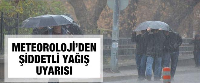 Meteorolojiden kuvvetli yağış uyarısı