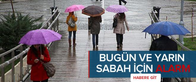 Meteorolojiden kuvvetli yağış uyarısı