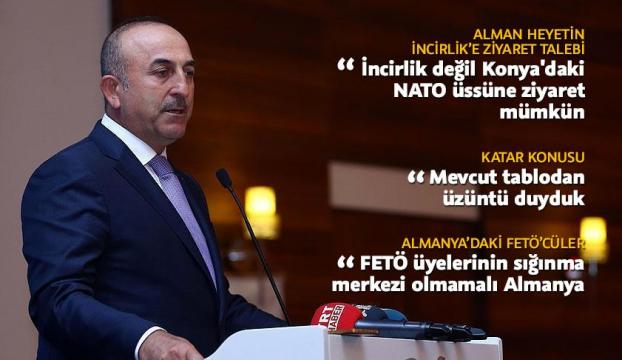 Dışişleri Bakanı Çavuşoğlu: Katar ile ilgili mevcut tablodan üzüntü duyduk