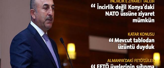 Dışişleri Bakanı Çavuşoğlu: Katar ile ilgili mevcut tablodan üzüntü duyduk