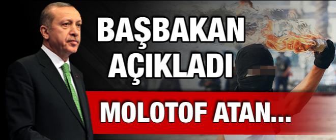 Molotof atan yandı!