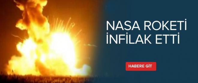 NASA roketi infilak etti