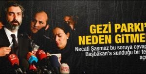 Necati Şaşmaz Gezi Parkına neden gitmedi?