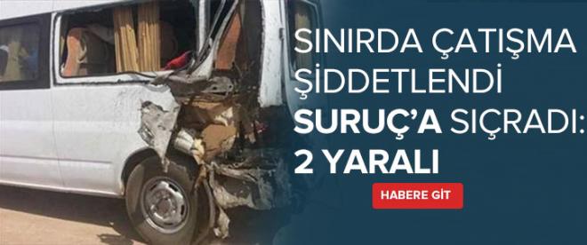 Suruça havan topu düştü: 2 yaralı