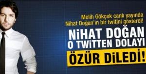 Melih Gökçek Nihat Doğana özür diletti