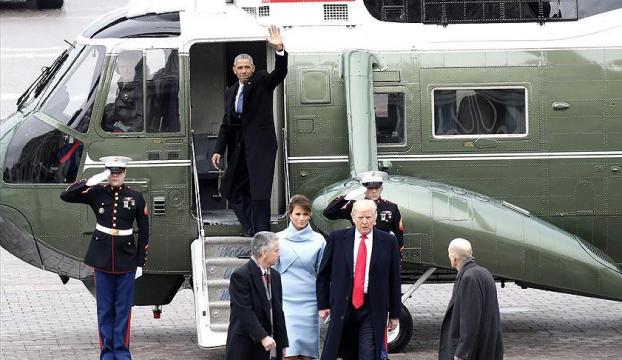 Obama, Beyaz Saraya böyle veda etti