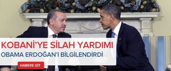 Obama Erdoğanı bilgilendirdi