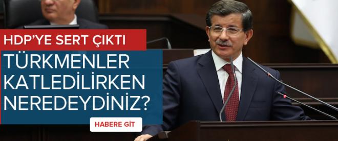 Davutoğlu konuşuyor