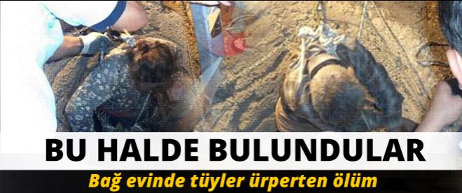 Yaşlı çiftin cesedi böyle bulundu