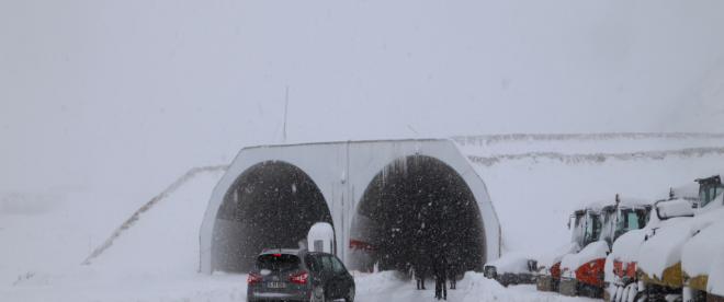 Ovit Tüneli kontrollü olarak ulaşıma açıldı