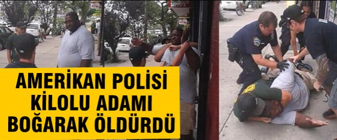 Polis, 180 kiloluk adamı sokak ortasında boğarak öldürdü