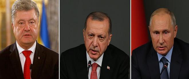 Erdoğan, Putin ve Poroşenko ile görüştü