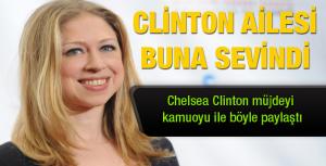 Clinton ailesi torun sahibi oluyor