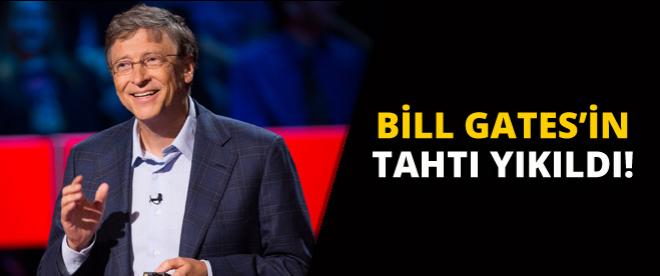 Bill Gatesin tahtı yıkıldı!