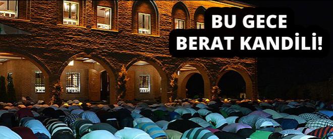 Bu gece Berat Kandili