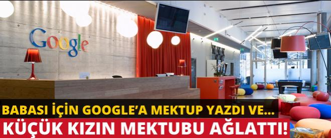 Babası için Googlea yazdığı mektup ağlattı!