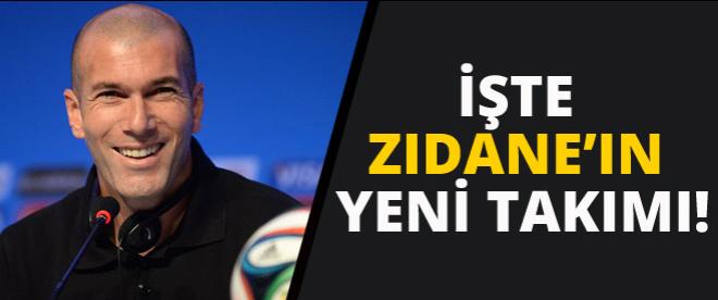 İşte Zidaneın yeni takımı!