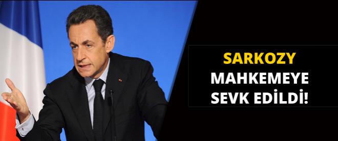 Sarkozy mahkemeye sevkedildi