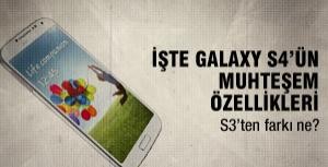 İşte Galaxy S4ün muhteşem özellikleri!