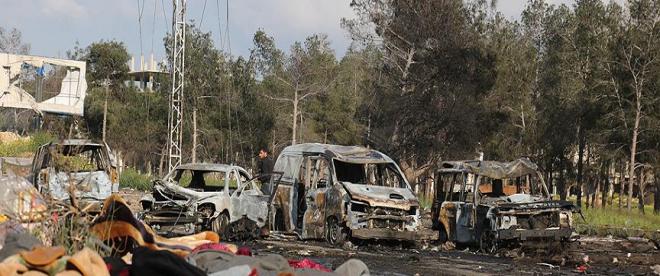 Suriyede tahliye edilenlere bombalı saldırı