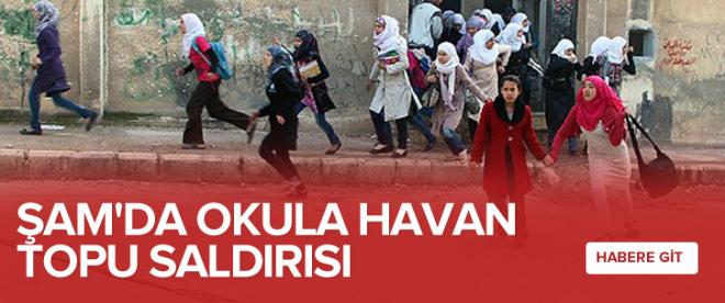 Şamda okula havan topu saldırısı