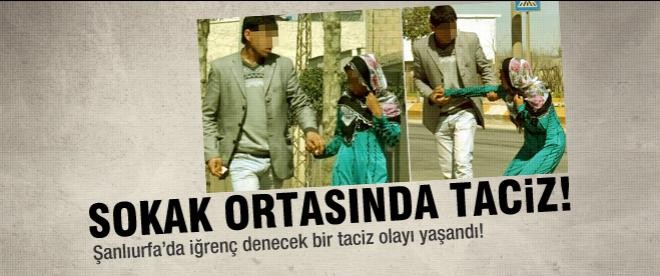 Sokak ortasında taciz