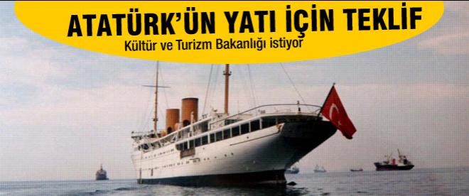 Atatürk’ün yatı Savarona için teklif