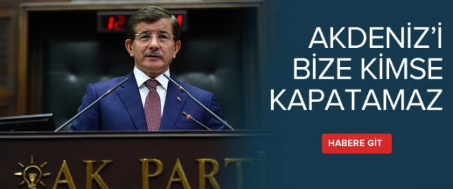 Davutoğlunun AK Parti grup toplantısı konuşması