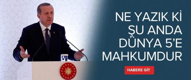 Erdoğan İSEDAK toplantısında konuşuyor