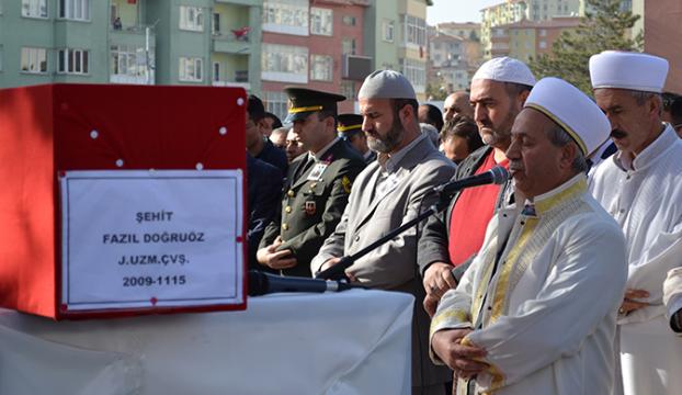 Şehit Uzman Çavuş Doğruöz, son yolculuğuna uğurlandı