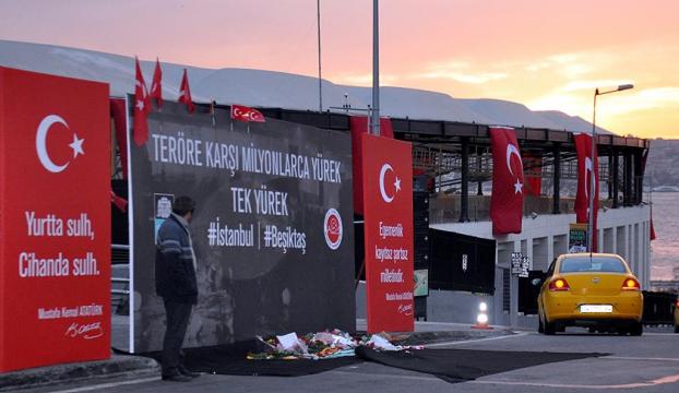 Cumhurbaşkanı Erdoğandan, terör saldırısının yaşandığı yere ziyaret