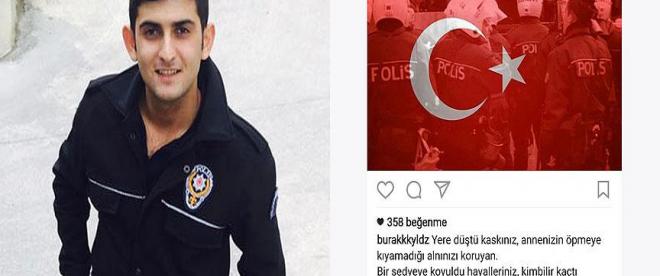 Saldırıda şehit olan polis memuru Yıldızın paylaşımı duygulandırdı