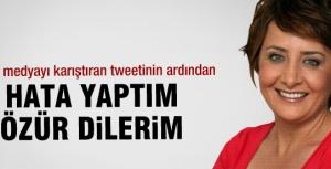 Sevilay Yükselir: Hata yaptım özür dilerim