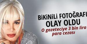 Sezen Aksunun bikinili fotoğrafı olay oldu